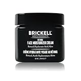 Brickell Men's Retinol-Gesichtsfeuchtigkeitscreme für Männer, Natürlich und Biologisch, Anti-Falten-Gesichtsnachtcreme mit Retinol und Hyaluronsäure, parfümfrei, 59 ml