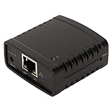 Zunate USB-Druckserver, TCP-IP-LPR-Druckserver, 10 Mbit/S 100 Mbit/S Standard-RJ45-LAN-Anschluss, USB-WLAN-Extender, Drucker-Netzwerkfreigabe, für Smart-TV, Drucker, Spielkonsole, Kamera, Laptop(EU)