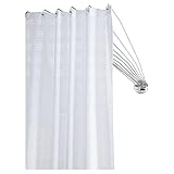 Sealskin Regenschirm Duschvorhangstange | Badezimmerhalterung für robuste Duschstange, Aluminium, Chrom