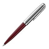 Parker 51 Kugelschreiber | Burgunderroter Schaft mit Chromfarbenen Zierteilen | Mittlere Schreibspitze mit Schwarzer Nachfüllmine | Geschenkbox