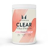Myprotein Clear Whey Isolat Proteinpulver | Pfirsichtee – 20 Portionen | 20 g hochwertiges Protein | Fruchtiges Protein-Getränk mit wenig Zucker | Erfrischende, kalorienarme Protein-Wasser