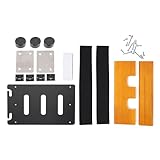 Alipis Guitar Effector Board Schwarz Effektgerätehalter Langlebig Robust Einfache Installation für Gitarrenzubehör und Verzerrer