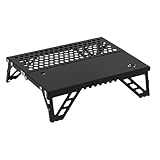 HINAYOSAN Leichter, faltbarer Campingtisch, platzsparend, Picknicktisch, Reisen, zusammenklappbarer Outdoor-Tisch für Camping und Picknicks, Aluminiumlegierung, faltbarer Schreibtisch