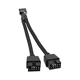 Doppel-Pin-Verlängerungsanschluss – Pin-Header-Verteiler, Erweiterungssplitter, USB-Pin-Splitter-Verlängerungskabel, Verbindungszubehör mit hoher Stabilität für die meisten Menschen