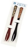 1 Paar Hime Fruit Dessertgabel Yamanaka Lackware Miyabi Kirschblüte Japan