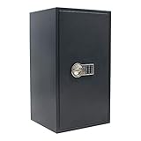 Profirst Wertschutzschrank S2 Tau 800 Elektronikschloss Notbestromung feuerhemmende Bauweise 2 Fachböden verstellbar separat versperrbarer Innentresor inkl. Befestigungsmaterial
