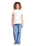 ENVIE DE FRAISE Weite Umstandsjeans mit Seamless-Einsatz, mit Recycling-Baumwolle Blue Stone 32