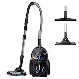 Philips FC9741/09 beutelloser Staubsauger PowerPro Expert (TriActive Standard-Düse, 900 W, 2 L Staubvolumen, integriertes Zubehör) schwarz