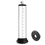 BDSMYOU Penispumpe Zubehör,Premium Acrylic Penis Pumpe Vakuumpumpe mit Manschette – Zubehör-Upgrade-Ersatz,Penispumpen für Penisvergrößerung,Sex Spielzeug Erektionshilfe für Männer (XXXL/12*1.75inch)