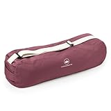 Lotuscrafts® Yogatasche PUNE aus Bio-Baumwolle, Fair & Ökologisch, Ideale Yoga Tasche für Yogamatte und Zubehör, Yogamattentasche mit Extra Fach, 72 cm x 18 x 15 cm