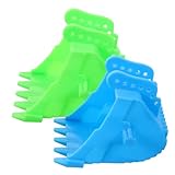 HEALSOPTHY 2Stücke Bagger Eimer aus Kunststoff Baggerschaufel Modell für Kleinkinder Kreatives Zubehör für Fantasievolles Geburtstagsgeschenke und Kinderpartys