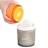 Manuelle Saftpresse, Zitronenpresse, Küchenextraktor, kompakte Zerkleinerung für Zuhause, Picknick, Reisen, Camping, Grapefruit, Orange, Limette