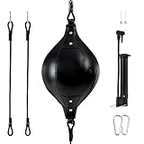 Double End Boxsack – Flexibler Boxball – Doppelend-Boxsack aus PU-Leder verstellbar für Training Fitness zu Hause