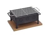 VoltShine Tischgrill aus INOX, Grillrost 30 x 25 cm, zum praktischen und effizienten Grillen von Lebensmitteln in engen Räumen.