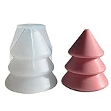 Silikonform für Weihnachtsbaum, Weihnachtsdekoration, Kerzenformen für Weihnachtsbaum, Harzform für Duftkerzen, Seife, Schokolade und Weihnachtsgeschenke