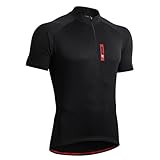 GarBull Herren Radtrikot Fahrradtrikot Kurzarm, Fahrradbekleidung Fahrrad Trikot T Shirt für Männer, Atmungsaktive Cycling Jersey Schnell Trocknen Radsport Bekleidung