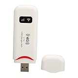 Ejoyous 4G USB-Dongle, Tragbarer Reise-WiFi-Mobilhotspot-Router mit SIM-Kartensteckplatz, für Alle Netze Freigeschaltet, für Reisen, Camping, Ferienunterkünfte, Dual-Band-Unterstützung,