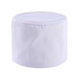 Elnwnnkc Freundliche elastische Baumwollkappe für den täglichen Gebrauch bei heißem Wetter, atmungsaktiv, schützende Kopfbedeckung für Männer und Frauen, dehnbare Sanitär-Arbeitsmütze, dick, One size