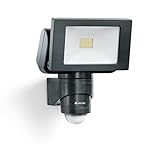 Steinel LED Außenstrahler LS 150 S schwarz, 240° Bewegungsmelder, max. 12 m Reichweite, 14,7 W, Schwenkbar, 1375 lm, 4000 K