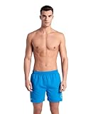 Arena Herren Fundamentals Logo Boxer Swim Trunks, Blue Lake-Soft Green, XL EU