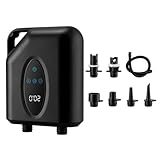 Pesfehhy Tragbare Elektrische Luftpumpe 20PSI Hochdruck-Paddle-Board-Kompressor zum Aufpumpen und Entleeren für Sup-Surfboote