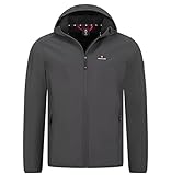 Höhenhorn Alpberg Herren leichte Softshell Jacke Outdoor Grau Gr. XL