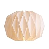 Origami Design Papier Lampenschirm, Nordische Kreativpapier Lampenschirm Hängelampenschirm Moderner Lampen Schirm Folding Pendelleuchte Kunst Dekor für Wohnzimmer Schlafzimmer
