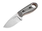 Kizer Beaver Nitro-V Black Micarta feststehendes Messer mit Scheide