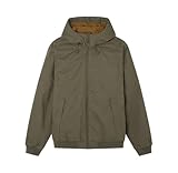 SPRINGFIELD Herren Reguläre Passform Parka Baumwolle, Khaki, mittel, XL