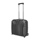 Travelite 2-Rad Handgepäck Laptop Trolley Hartschale mit recyceltem Innenfutter, Gepäck Serie ELVAA: Stylischer Businesswheeler mit Schutzecken + Aufsteckfunktion, 42 cm, 30 Liter