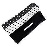 WOFASHPURET 3 Stück Teiliges Haar duttformer Einfacher Haar donut Maker mit Twist funktion für Schnelles Styling Vielseitig Einsetzbar für Damen und Mädchen Schwarz und Weiß Gepunktet