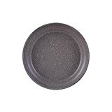 Jian1004 Blumentopftablett, Tropfschalen aus Pflanzenfasern for Zuhause, runder Blumentopf-Untersetzer for Wohnzimmer, Balkon, Terrasse(Gray,S)