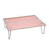 Yoouo Campingtisch Klein,Tragbar Klapptisch, Aluminium Campingtisch Ultra Leichte Mit Tasche, Leicht Zu Tragen, Klappbar Tisch Präfekt Für Camping Picknick Garten Wandern Reisen,29.8218.4cm