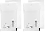 10 Luftpolsterumschläge Polsterumschlag Versandtaschen Bantex A1 (175 x 120 mm) 11/A, Weiß, mit Selbstklebeverschluss, 400123100 (Packung mit 2)