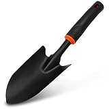 BRADAS® Blumenkelle DE LUXE Arbeitsbreite 8 cm | Handliche Schaufel Pflanzkelle Für Kleinere Pflanzarbeiten | Rutschfester & Ergonomischer Griff Gartenschaufel Aus Qualitätsstahl Gartenwerkzeuge