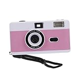 LRXIYODE Wiederverwendbare Vintage Filmkamera mit Integriertem Blitz Fokussierfreie Retro Kamera ohne Batterie Geeignet für Farb Schwarzweißfilm Einfach zu Bedienen und Praktisch