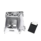 LUOFENG Metall-Holzofen, zusammenklappbar, Taschenofen, Kochbrenner, Rucksackreisen, Öfen, Outdoor, Camping, Picknick, Kochgeschirr