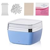 Wachswärmer Waxing Set, Warmwachsgerät für MäNner & Frauen Mit 100g Wachs, Wax Haarentfernung Gesicht Körper Damen Herren(Blau)