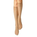 Nur Die Knie Seidenfein 15 DEN transparente Nylon Fein-Kniestrümpfe seidig glänzend breiter Komfortbund Damen