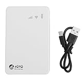 4G LTE Mobiler WLAN-Hotspot, 5G Entsperrter Router mit SIM-Steckplatz, Unterstützt 10 Geräte, 300 Mbit/s 10000 MAh Modem für Reisen