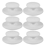 LALADEFIEE Ersatzgriffe für Reiskocherdeckel 6 Stück Hitzebeständige Runde Kunststoffknöpfe Universelle Deckelgriffe für Töpfe Pfannen und Küchen Reiskocher