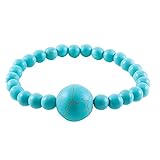 Vulkanstein-Armband, Stretch-Armband, Schmuck, Jungen-Uhren, Einheitsgröße, Glas, Kein edelstein