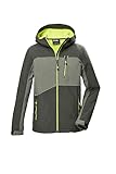 killtec Jungen Softshelljacke/Outdoorjacke mit Kapuze KOW 367 BYS SFTSHLL JCKT, dark moss, 152, 42198-000