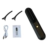 Smileshiney Glättungsbürste für Reisen,Glättungsbürste für Frauen,Glättbürste, tragbar, leicht - Stylingkamm mit schneller Erwärmung für Frauen, Mutter, Tochter, Enkelin