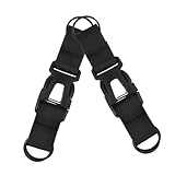 BESPORTBLE 2Stücke Rucksackgurt Clip mit Schnalle Verstellbarer Reisegurt für Outdoor Aktivitäten Sicherer Gepäckriemen für Camping Reisen Vielseitiges Zubehör für Koffer