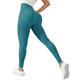 Generisch Yoga Leggings Damen High Waist Push Up - Shape Unterhose Damen Nahtlos Atmungsaktiv Jogginghose Schnelltrocknende Sporthose Bequem Outdoor Hosen Push Up Hüfthose Slim Fit Fitnesshose
