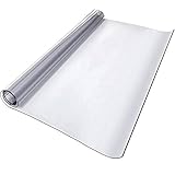 ETZBQ Tischschutz, Esstischdecke, Kunststoff, 0,5 mm, PVC-Tischdecke, abwischbar, wasserdicht, transparent, rechteckig, Teppichschutzfolie, für Schreibtisch, Couchtisch, 150 x 150 cm