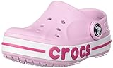 Crocs Bayaband Clogs für kleine Mädchen und Jungen mit Fersenriemen für sicheren Halt 25-26 EU Ballerina Pink/Candy Pink
