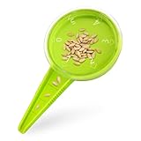 Milifox Pflanze Sämann Verstellbar - Kunststoff Pflanzhilfe für Blumenzwiebeln - Garten Sämaschine für die Bepflanzung