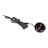 Motorrad Wassertemperaturanzeige, Digitales Thermometer Wassertemperatur-Messgerät Motorrad Wassertemperatur Meter Gauge Universelle für 12V Motorräder